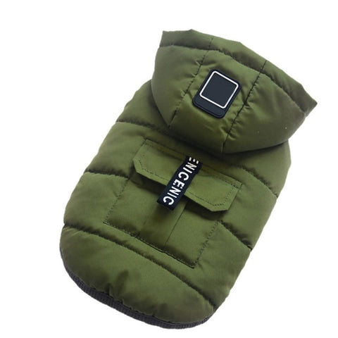 5 Size Pet Dog Coat Winter Warm Small Dog Clothes For Chihuahua Soft Hood Puppy Jacket Clothing