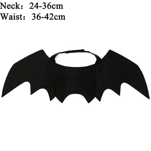 Halloween Cat Costumes For Pet Pet Cosplay Clothing Bat Wings Black Fancy Dress Cat Costume Cat Halloween Costume Coat