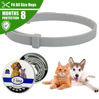 Pet Collar Anti Flea Ticks Mosquitoes Pet Dog Cat Tag Collar Outdoor Protective Adjustable PET Collar For Medium Large Dogs