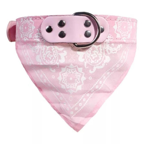 SUPREPET Cute Adjustable Small Dog Collars Puppy Pet Slobber Towel Outdoor Cat Collar Print Scarf  Design Dog Collar Neckerchief