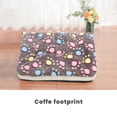 New Soft Cat Bed Rest Dog Blanket Winter Foldable Pet Cushion Hondenmand Coral Cashmere Soft Warm Sleep Mat Sweet Dream Bed