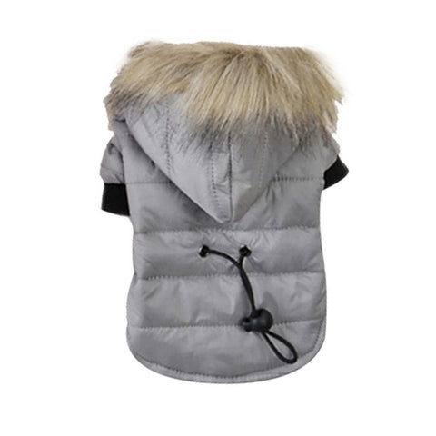 Clothes For Chihuahua Soft Fur Hood Puppy Jacket Clothing for Chihuahua Small Large Dogs Pet Dog Coat Winter Warm Small Dog