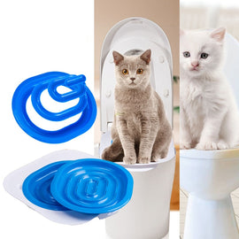 Pet Citi Useful kitty Tray For Cats Cat Litter Box Training Cat Toilets Cleaning Arenero Gato Litter Box Pet Tray Toilet Seat