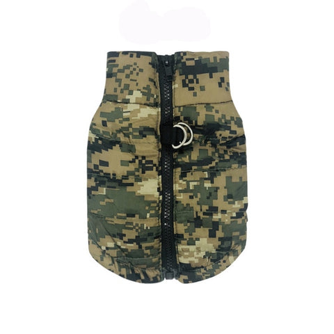 Waterproof Dog Coat Winter Camouflage Puppy Clothes Small Dog Jacket Wram Chihuahua Yorkie Clothing Petshop Ropa Para Perro XS-L