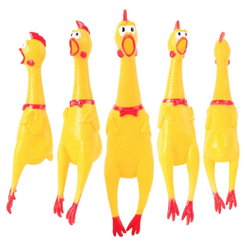 Screaming Chicken Squeeze Sound Toy Pets Dog Toys Product Shrilling Decompression Tool Squeak Vent chicken