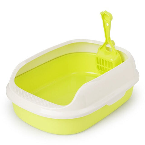 Toilet Bedpan Cat Litter Box Cat Dog Tray Toilet Supply Teddy Anti-Splash Pet Dog Toilette Puppy Indoor Home Plastic Sandbox Cat