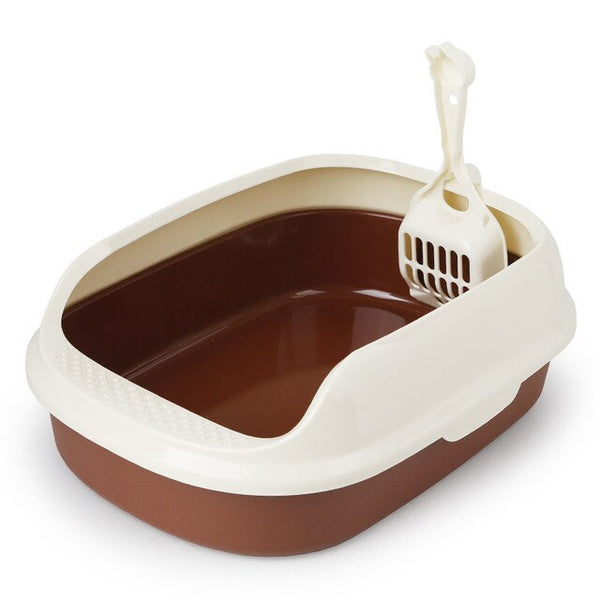 Toilet Bedpan Cat Litter Box Cat Dog Tray Toilet Supply Teddy Anti-Splash Pet Dog Toilette Puppy Indoor Home Plastic Sandbox Cat