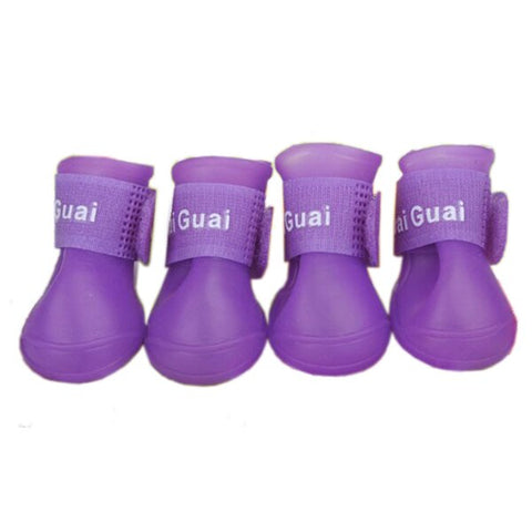 Practical Boutique Pet Shoes Booties Rubber Dog Waterproof Rain Boots