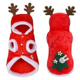 Christmas Dog Clothes Small Dogs Santa Costume for Pug Chihuahua Yorkshire Pet Cat Clothing Jacket Coat Pets Costume