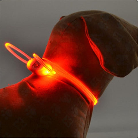 2019 New LED Pet Collar Luminous Adjustable Pet Safety Collars Water Resistant Flashing Light