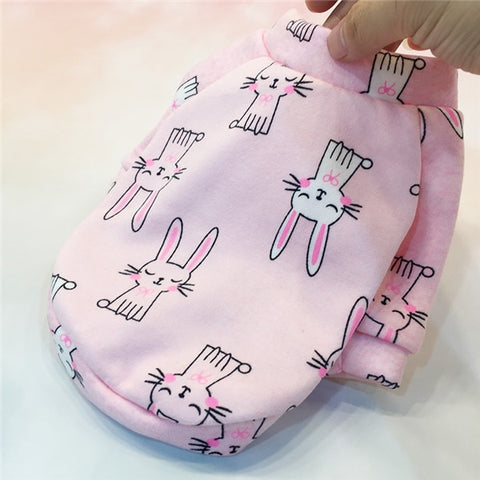 Chic Dog clothes for Small dogs xs Cartoon print dog jack Spring Summer Chihuahua Pug Cat Dog clothes clothing coat ropa perro