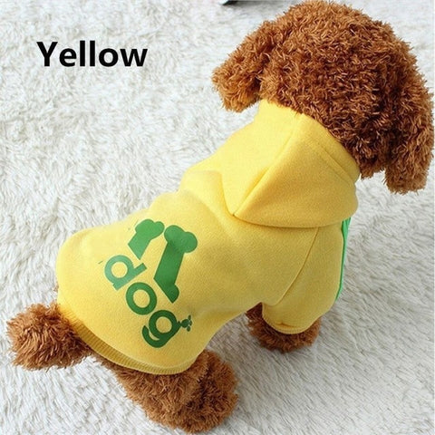 AHUAPET Puppy Clothes Puppies Clothing Pomeranian Moleton Cachorro Adidogs Dog Bluza Robe Jackets Hoodie Fashion Pets Coats