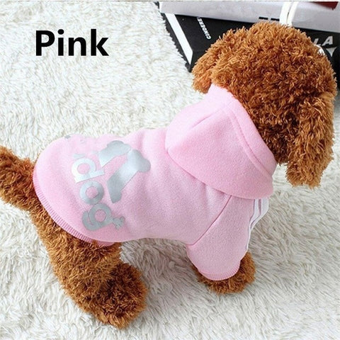 AHUAPET Puppy Clothes Puppies Clothing Pomeranian Moleton Cachorro Adidogs Dog Bluza Robe Jackets Hoodie Fashion Pets Coats