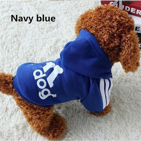 AHUAPET Puppy Clothes Puppies Clothing Pomeranian Moleton Cachorro Adidogs Dog Bluza Robe Jackets Hoodie Fashion Pets Coats