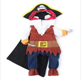 Pet Clothes Cosplay Pirate Dogs Cat Halloween Cute Costume Clothing Comfort For Small Medium Dog New Arrival 2019