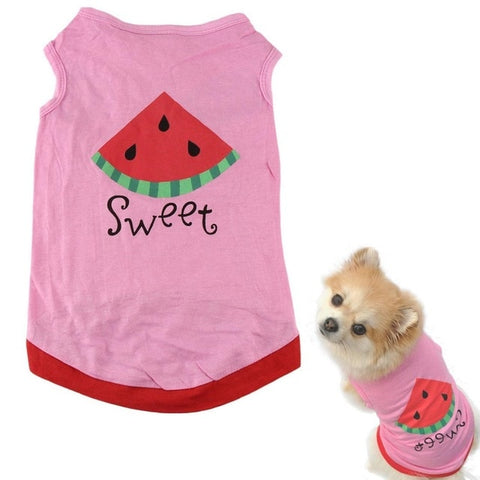 Cat Clothes Puppy Shirt For Dogs Halloween Cat Vest Small Dog Clothing Pet T-shirt Summer Dog Clothes Ropa Perro Yorkie Bulldog