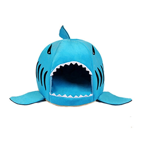 Pet Cat Bed Soft Pet Cushion Dog House Shark For Large Dogs Tent High Quality Cotton Small Dog Sleeping Bag Travel Products Gear