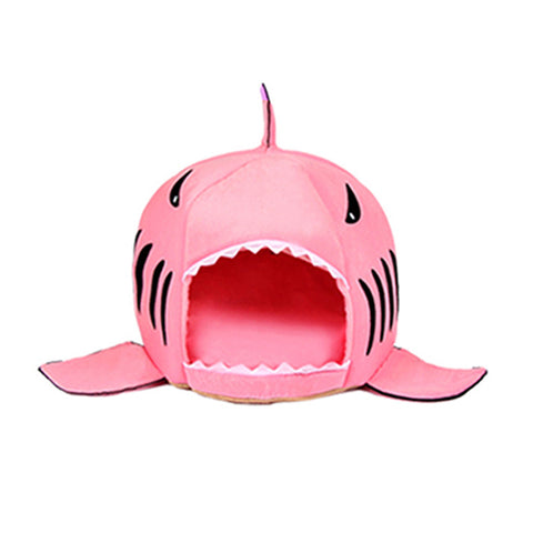 Pet Cat Bed Soft Pet Cushion Dog House Shark For Large Dogs Tent High Quality Cotton Small Dog Sleeping Bag Travel Products Gear