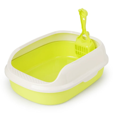 Toilet Bedpan Cat Litter Box Cat Dog Tray Toilet Supply Teddy Anti-Splash Pet Dog Toilette Puppy Indoor Home Plastic Sandbox C