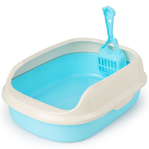 Toilet Bedpan Cat Litter Box Cat Dog Tray Toilet Supply Teddy Anti-Splash Pet Dog Toilette Puppy Indoor Home Plastic Sandbox C