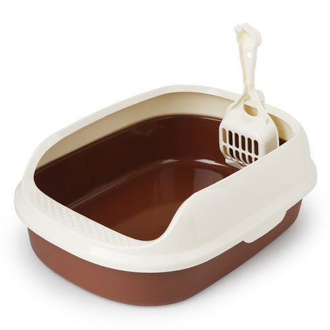 Toilet Bedpan Cat Litter Box Cat Dog Tray Toilet Supply Teddy Anti-Splash Pet Dog Toilette Puppy Indoor Home Plastic Sandbox C